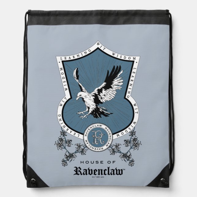 HARRY POTTER™ | Delicate Sketch RAVENCLAW™ Crest Drawstring Bag (Front)