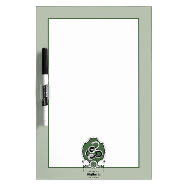 HARRY POTTER™ | Delicate Sketch SLYTHERIN™ Crest Dry Erase Board (Front)