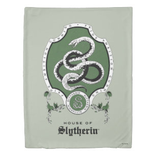 HARRY POTTER™   Delicate Sketch SLYTHERIN™ Crest Duvet Cover