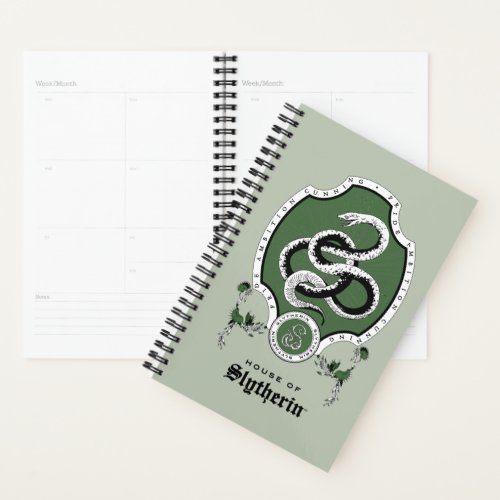 HARRY POTTER  Delicate Sketch SLYTHERIN Crest Planner