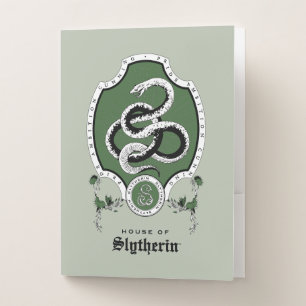 HARRY POTTER™ Delicate Sketch SLYTHERIN™ Crest Pocket Folder
