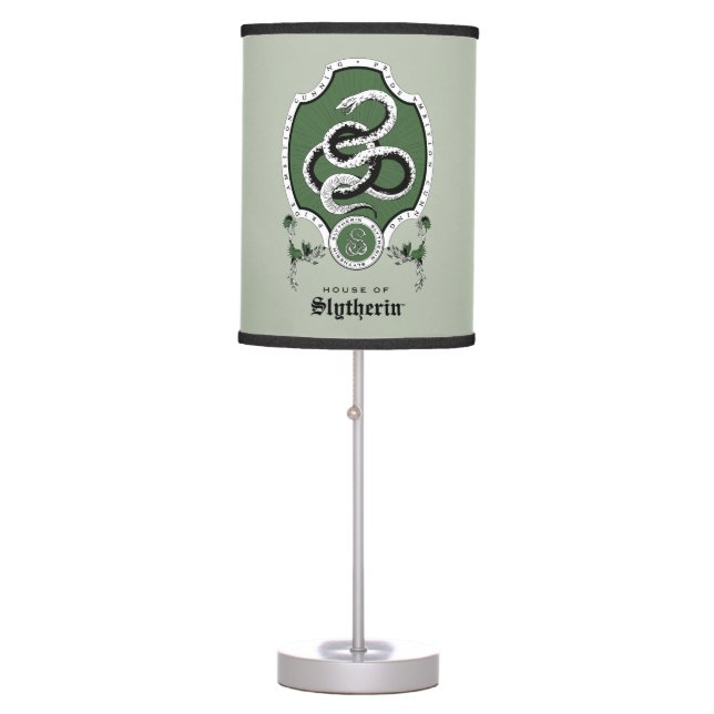 HARRY POTTER™ | Delicate Sketch SLYTHERIN™ Crest Table Lamp (Front)