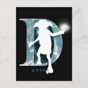 Harry Potter Dobby Character Watercolor Postcard