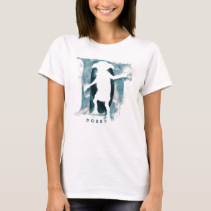 Harry Potter Dobby Character Watercolor T-Shirt