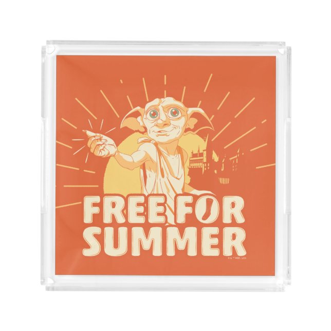 HARRY POTTER™ | Dobby Free For Summer Acrylic Tray (Front)