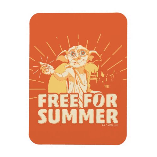 HARRY POTTER  Dobby Free For Summer Magnet