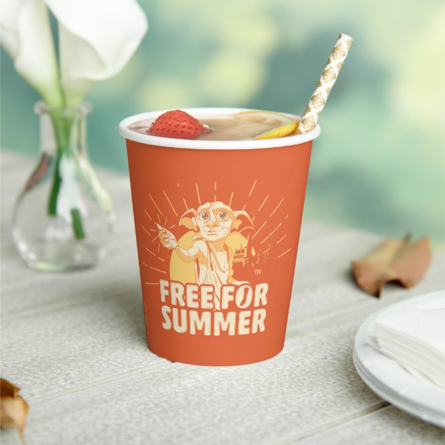 HARRY POTTER™ | Dobby Free For Summer Paper Cups (Insitu)