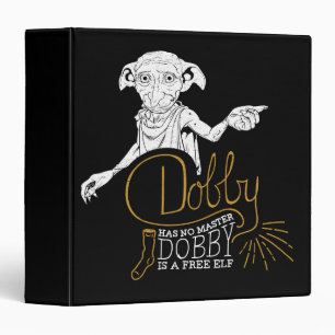 Harry Potter Dobby Has No Master Binder