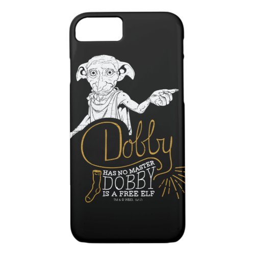 Harry Potter  Dobby Has No Master iPhone 87 Case