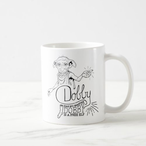 Harry Potter  Dobby Has No Master Coffee Mug
