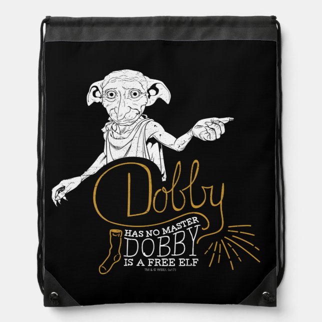 Harry Potter | Dobby Has No Master Drawstring Bag (Front)