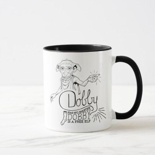 Harry Potter  Dobby Has No Master Mug