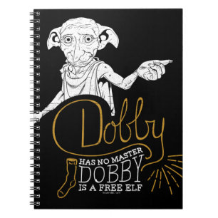 Harry Potter Dobby Has No Master Notebook