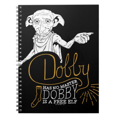 Harry Potter  Dobby Has No Master Notebook