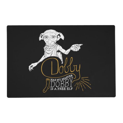 Harry Potter  Dobby Has No Master Placemat