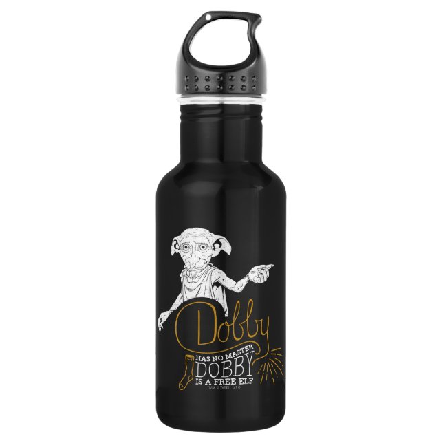 Harry Potter | Dobby Has No Master Stainless Steel Water Bottle (Front)