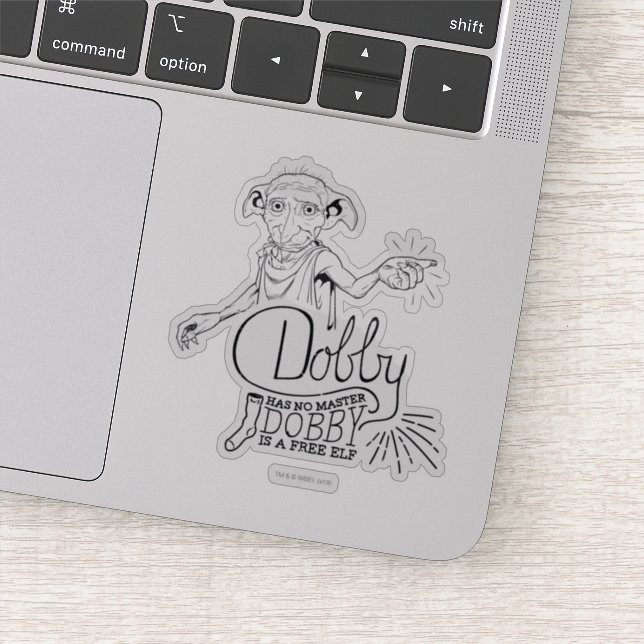 Harry Potter | Dobby Has No Master Sticker (Detail)