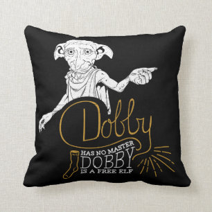 Harry Potter Dobby Has No Master Throw Pillow