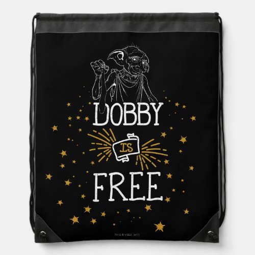 Harry Potter  Dobby Is Free Drawstring Bag