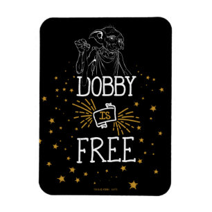 Harry Potter Dobby Is Free Magnet