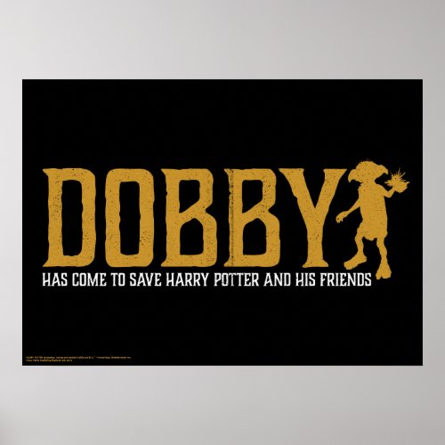 Harry Potter  Dobby Save Harry Potter Poster