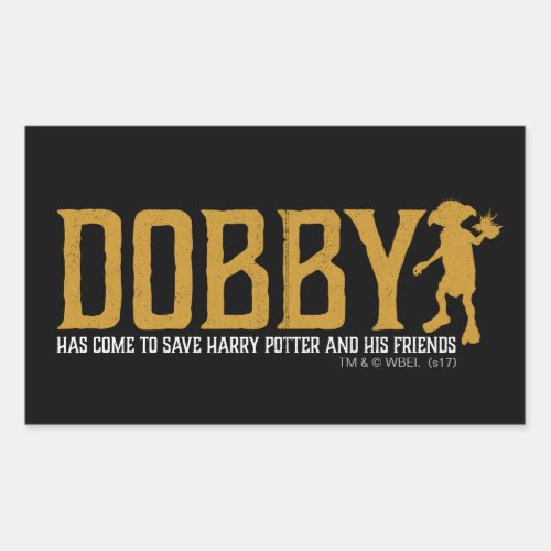 Harry Potter  Dobby Save Harry Potter Rectangular Sticker