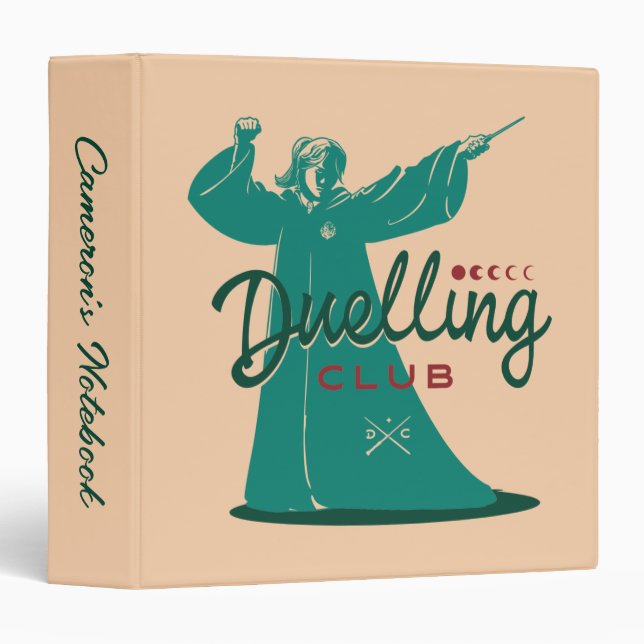 HARRY POTTER™ Dueling Club Graphic 3 Ring Binder (Front/Spine)