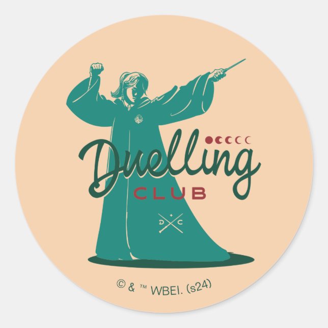HARRY POTTER™ Dueling Club Graphic Classic Round Sticker (Front)