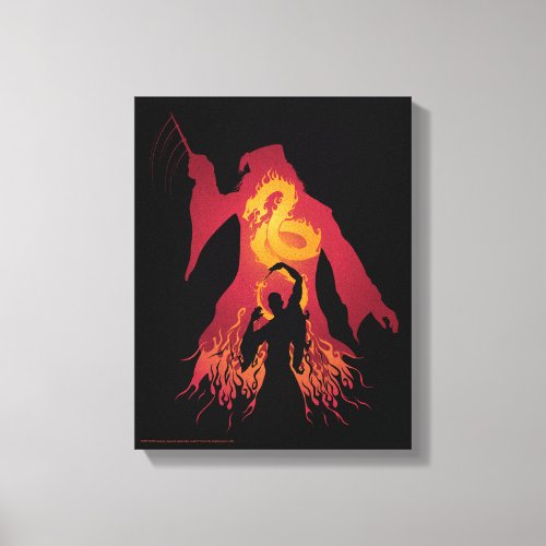 Harry Potter  Dumbledore Silhouette Canvas Print