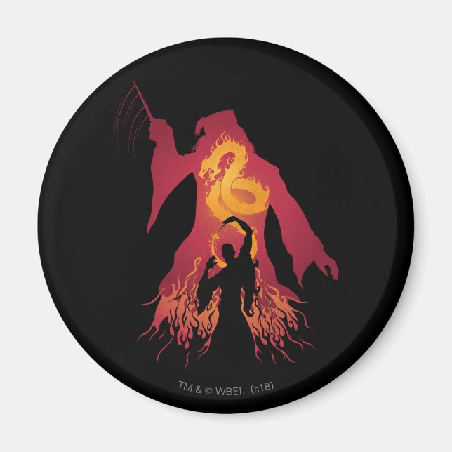 Harry Potter | Dumbledore Silhouette Magnet (Front)