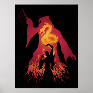 Harry Potter Dumbledore Silhouette Poster