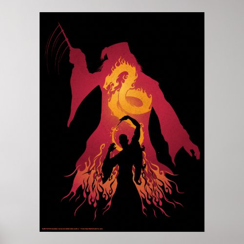 Harry Potter  Dumbledore Silhouette Poster