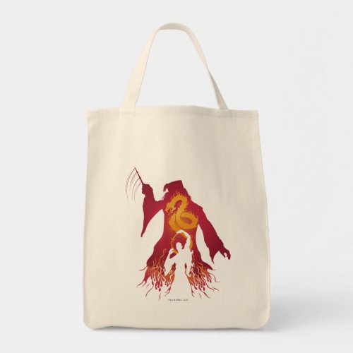 Harry Potter  Dumbledore Silhouette Tote Bag