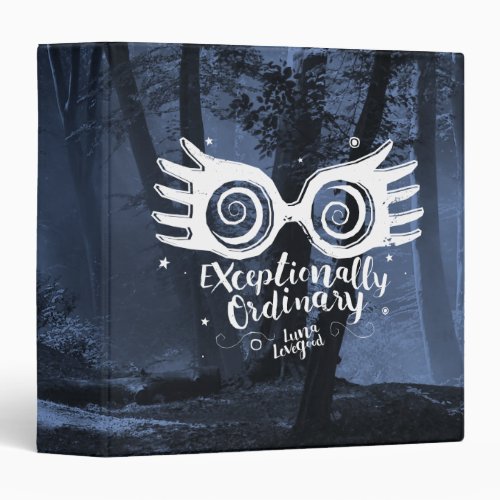 Harry Potter  Exceptionally Ordinary 3 Ring Binder