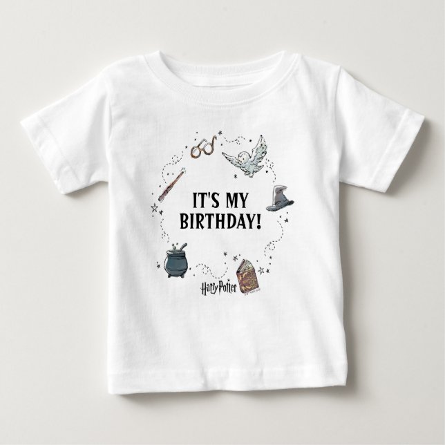 Harry Potter First Birthday Baby T-Shirt (Front)