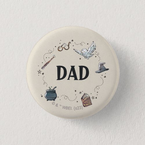 Harry Potter First Birthday Dad Button