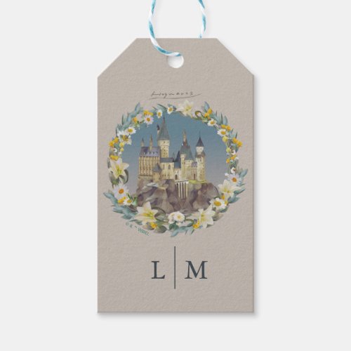 Harry Potter | Floral Hogwarts Castle Wedding Gift Tags