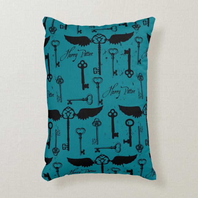 HARRY POTTER™ Flying Keys Pattern Decorative Pillow (Front(Vertical))