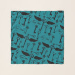 HARRY POTTER™ Flying Keys Pattern Scarf<br><div class="desc">A pattern of flying keys from HARRY POTTER™ and The Sorcerer's Stone.</div>