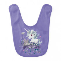 Harry Potter | Forbidden Forest Unicorn Graphic Baby Bib Harry Potter | Forbidden Forest Unicorn Graphic Baby Bib