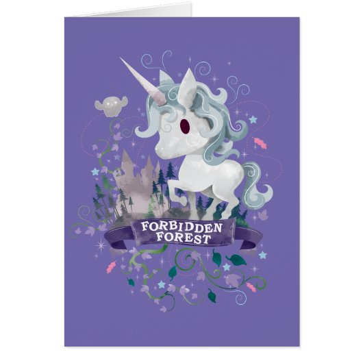 Harry Potter | Forbidden Forest Unicorn Graphic Cards (Front)