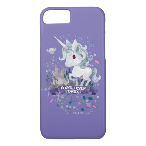 Harry Potter  Forbidden Forest Unicorn Graphic iPhone 87 Case
