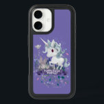 Harry Potter | Forbidden Forest Unicorn Graphic iPhone 16 Case<br><div class="desc">Check out this adorable kids storybook style watercolor graphic of the Forbidden Forest,  featuring a cute unicorn with Hogwarts Castle in the background!</div>