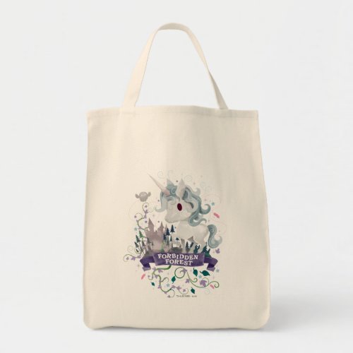 Harry Potter  Forbidden Forest Unicorn Graphic Tote Bag