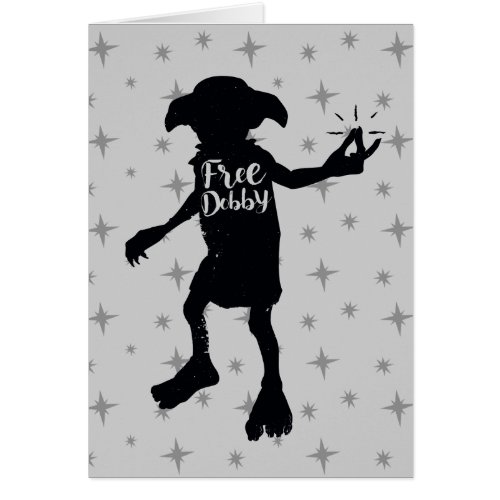 Harry Potter  Free Dobby Silhouette Typography