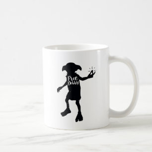 Harry Potter "Free Dobby" Silhouette Typography Coffee Mug