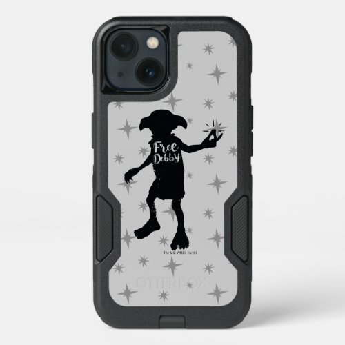 Harry Potter  Free Dobby Silhouette Typography iPhone 13 Case