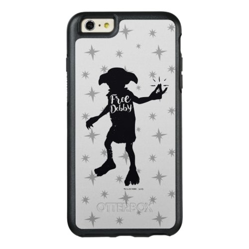 Harry Potter  Free Dobby Silhouette Typography OtterBox iPhone 66s Plus Case