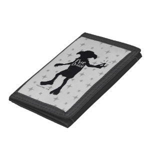Harry Potter "Free Dobby" Silhouette Typography Tri-fold Wallet