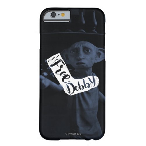 Harry Potter  Free Dobby Sock Typography Barely There iPhone 6 Case